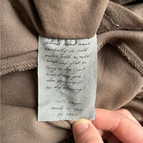 Raquel Allegra | backless shredded long button down - Picture 10 of 12